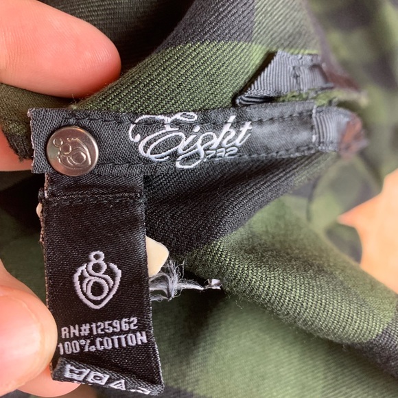 Eight 732 Plaid L/S Shirt - Picture 6 of 6